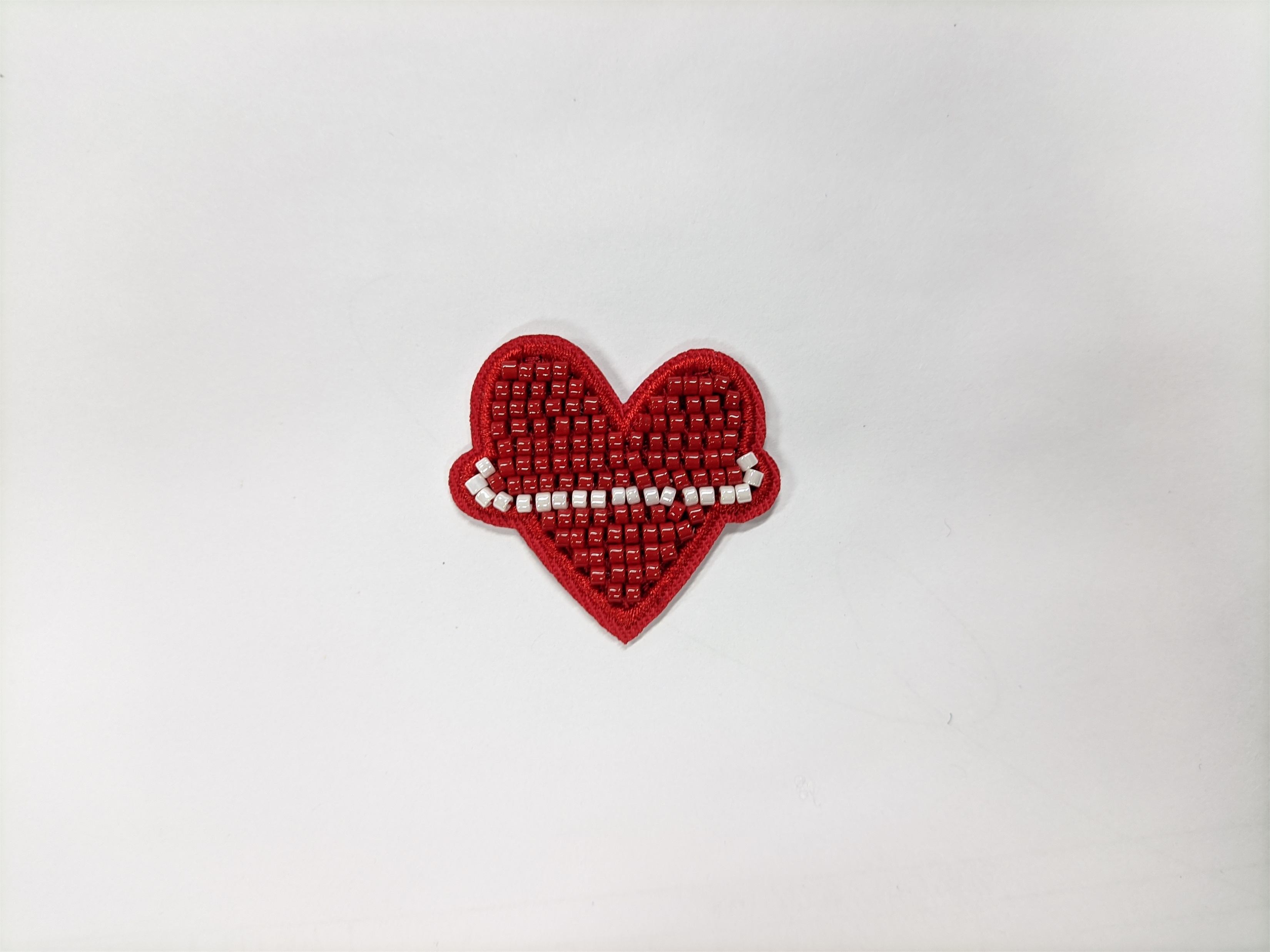 red heart patch
